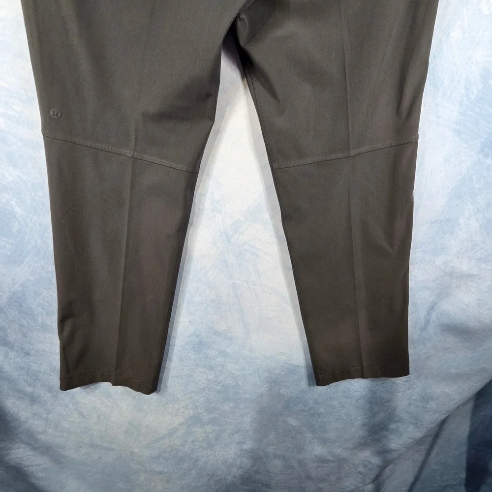 Lululemon ABC Pant Slim Warpstreme Dark Grey Mens 34 x 32 Five Pocket Trousers